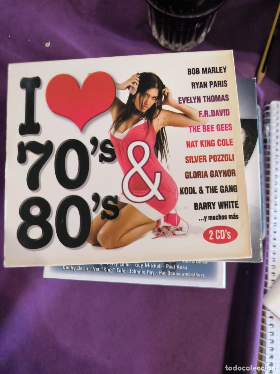 CDs de m&uacute;sica: I LOVE 70'S & 80'S 2 CDS