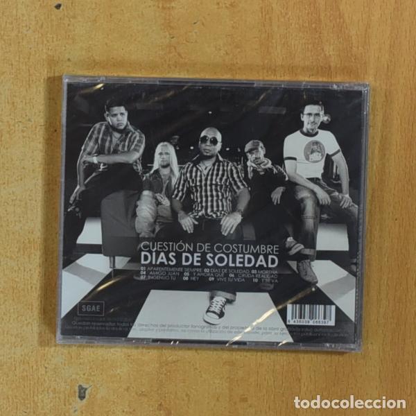 CDs de m&uacute;sica: CUESTION DE COSTUMBRE - DIAS DE SOLEDAD - CD - Foto 2