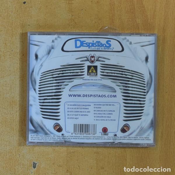 CDs de m&uacute;sica: DESPISTAOS - Y A TI QUE TE IMPORTA - CD - Foto 2