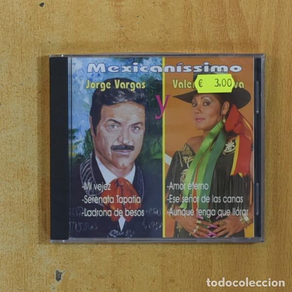 CDs de m&uacute;sica: JORGE VARGAS Y VALENTINA LEYVA - MEXICANISSIMO - CD