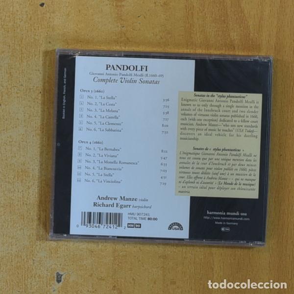 CDs de m&uacute;sica: PANDOLFI - COMPLETE VIOLIN SONATAS - CD - Foto 2