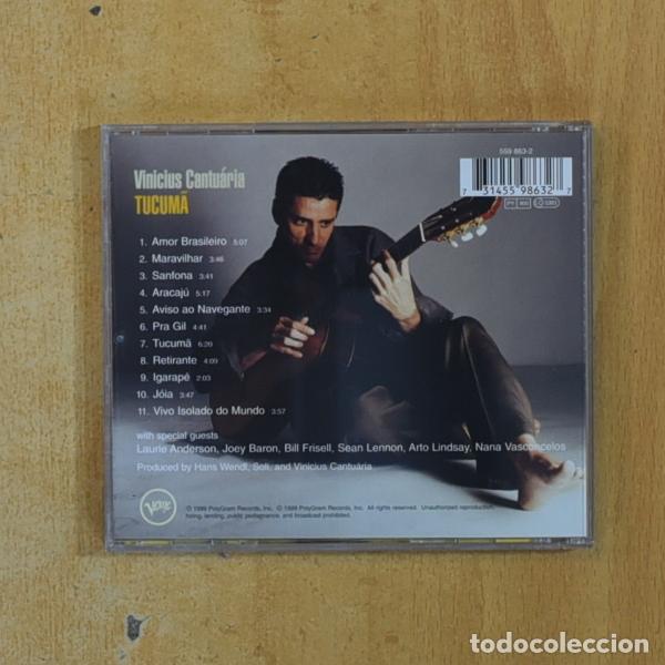 CDs de m&uacute;sica: VINICIUS CANTUARIA - TUCUMA - CD - Foto 2