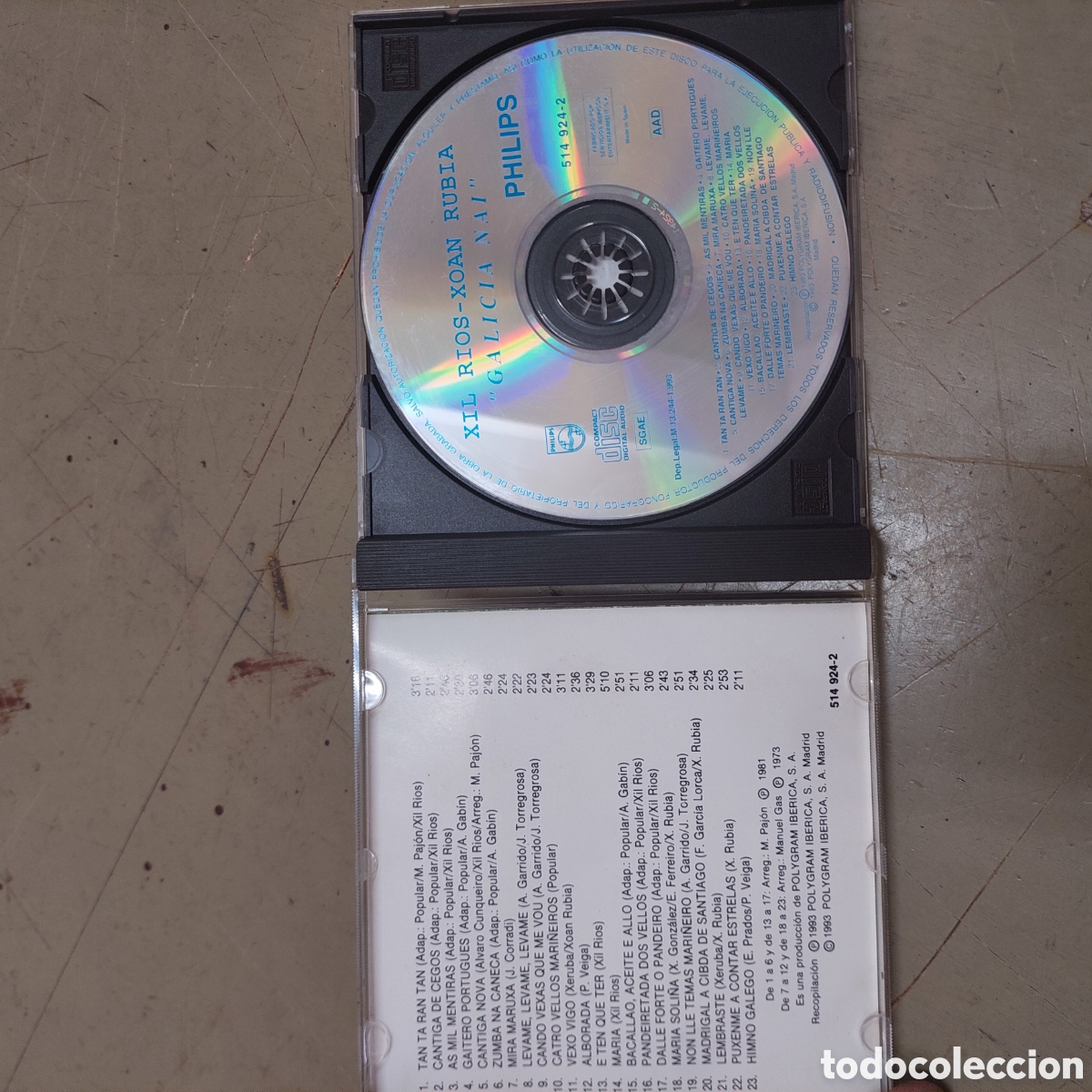 CDs de m&uacute;sica: CD Galicia Nai .1993. - Foto 4
