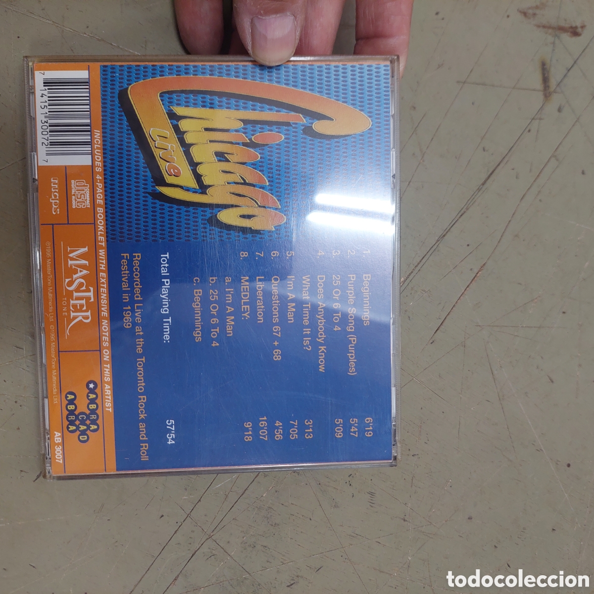 CDs de m&uacute;sica: CD Chicago Live-25 or6 to 4. - Foto 2