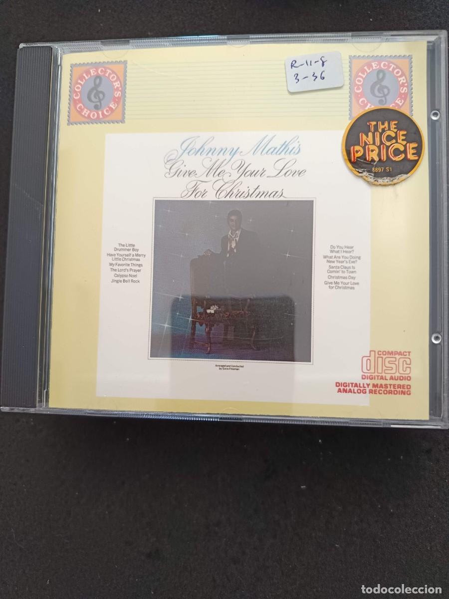 CDs de m&uacute;sica: JOHNNY MATHIS. GIVE ME YOUR LOVE FOR CHRISTMAS
