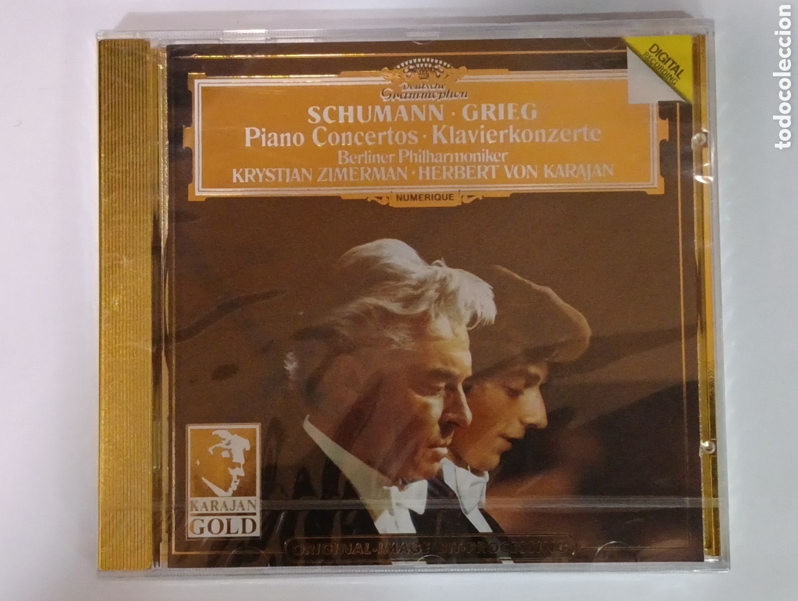 CDs de m&uacute;sica: SCHUMAN GRIEG. PIANO CONCERTOS (CD DGG) KARAJAN GOLD &iexcl;&iexcl;&iexcl;CD PRECINTADO!!!