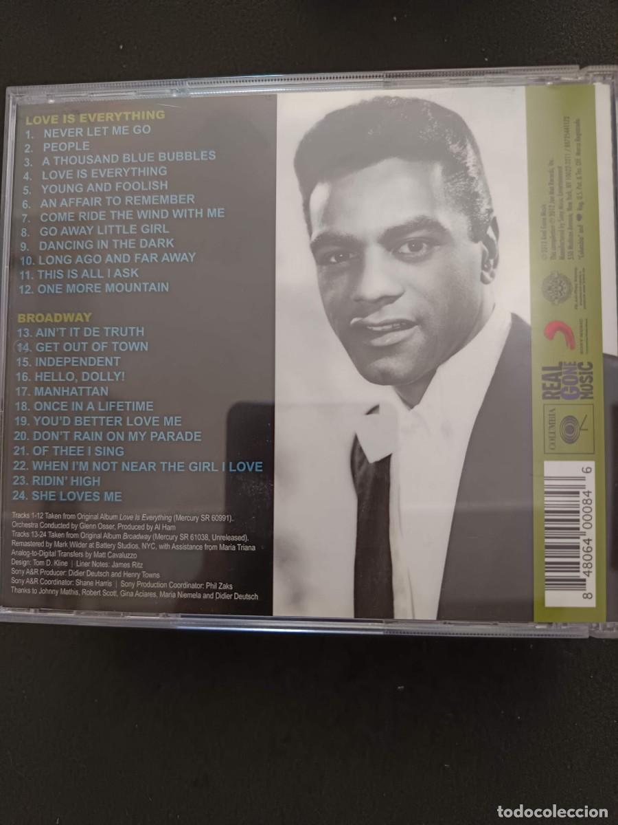 CDs de m&uacute;sica: JOHNNY MATHIS. LOVE IS EVERYTHING - Foto 2
