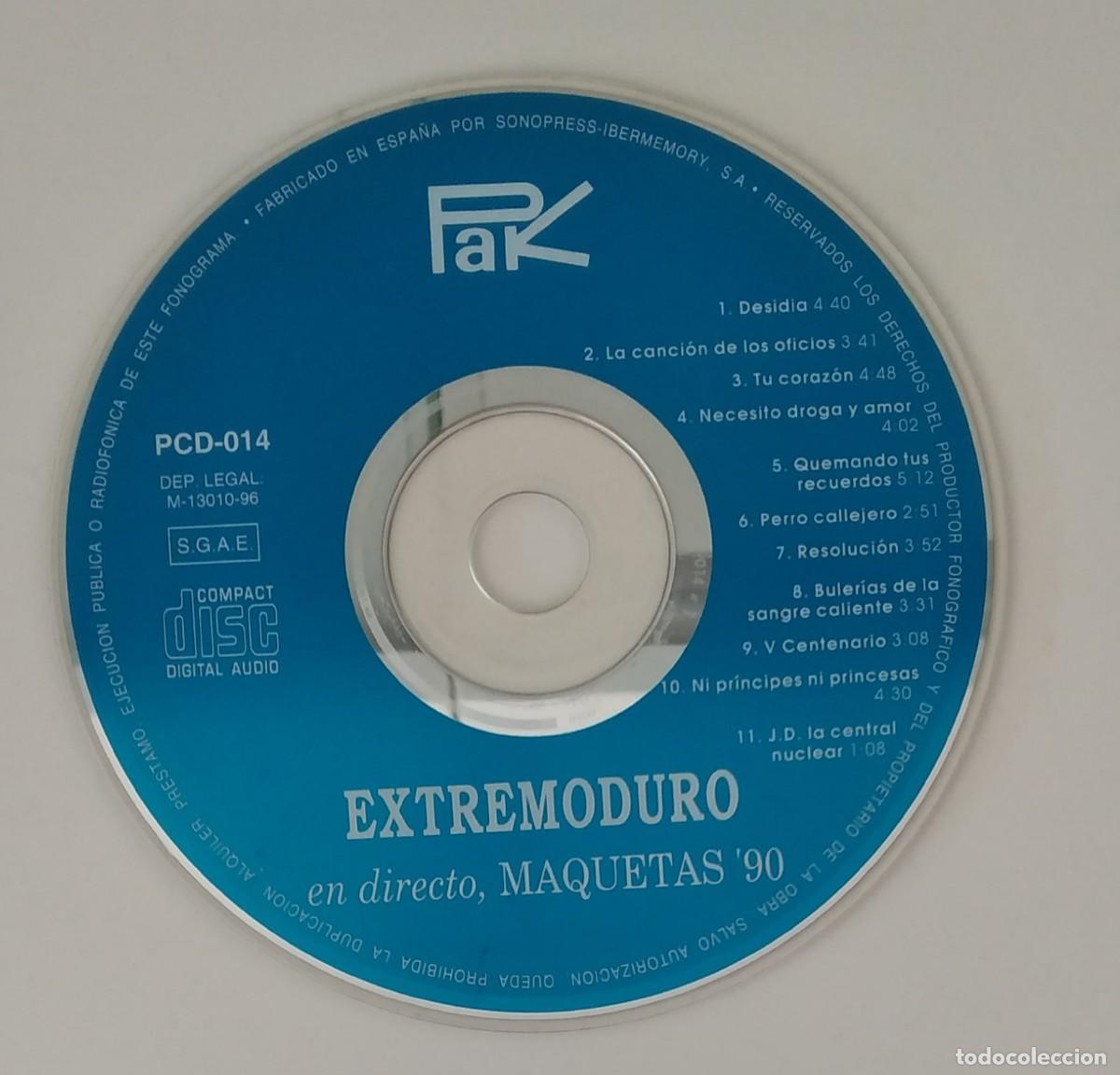 CDs de m&uacute;sica: CD: Extremoduro - Maquetas '90