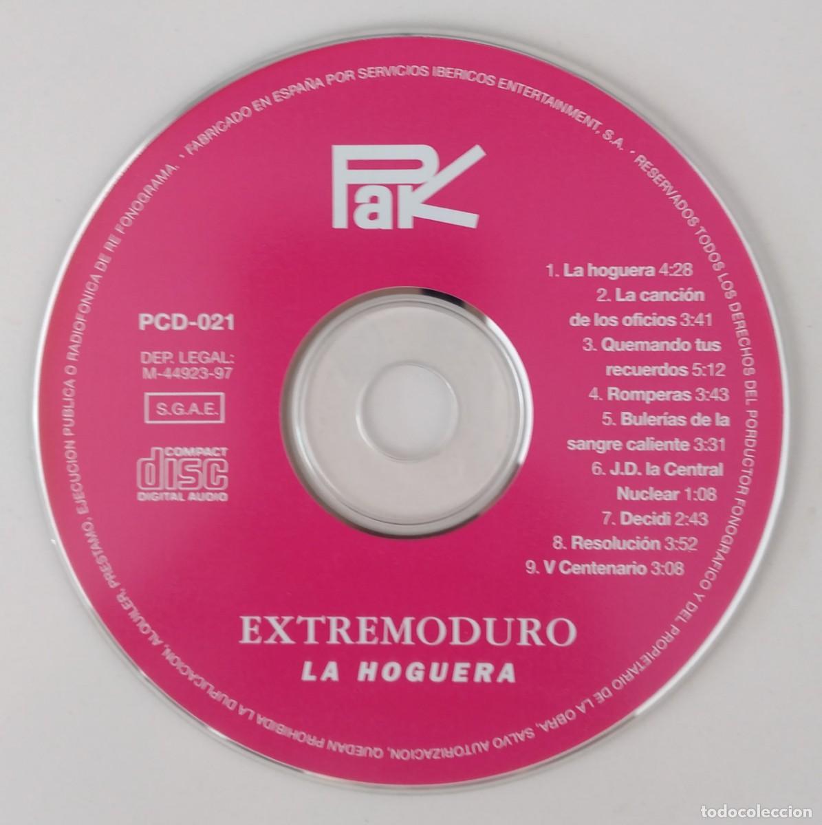 CDs de m&uacute;sica: CD: Extremoduro - La hoguera -Maqueta 1997