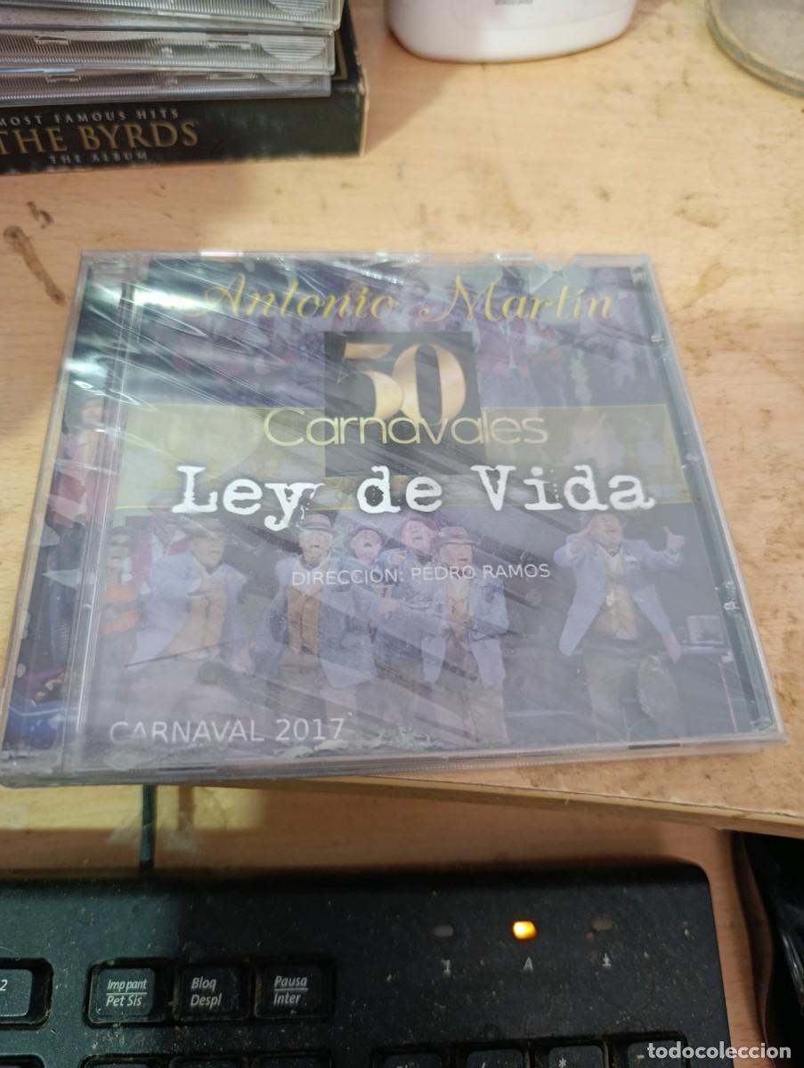 CDs de m&uacute;sica: LEY DE VIDA. ANTONIO MARTIN. CARNAVALES. NUEVO PRECINTADO.