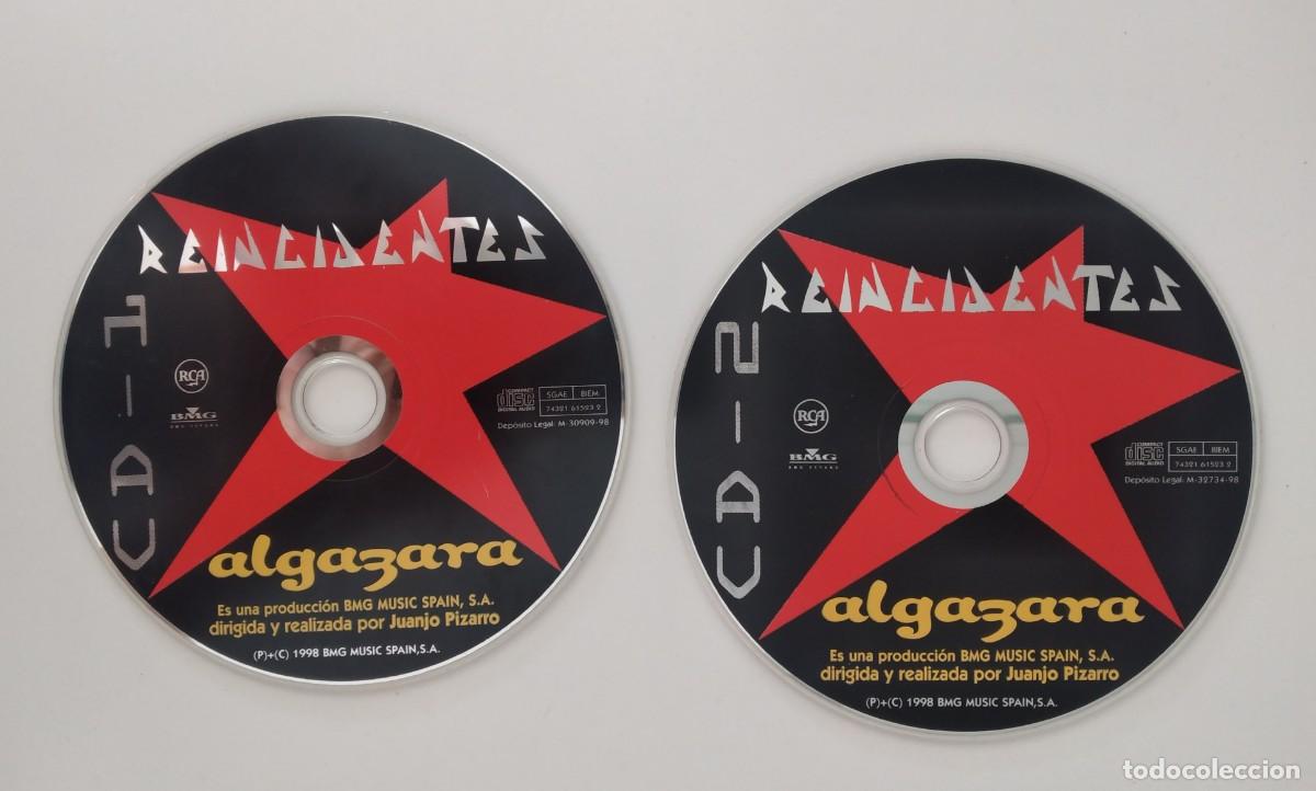 CDs de m&uacute;sica: CD DOBLE: Reincidentes - Algazara (En directo)
