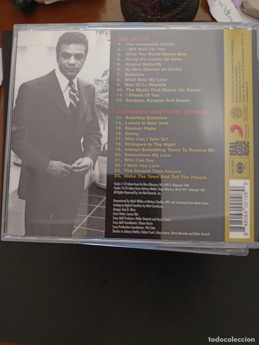 CDs de m&uacute;sica: JOHNNY MATHIS. SO NICE / JOHNNY MATHIS SINGS - Foto 2