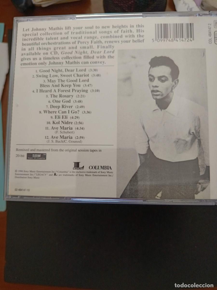 CDs de m&uacute;sica: JOHNNY MATHIS. GOOD NIGHT, DEAR LORD. - Foto 2