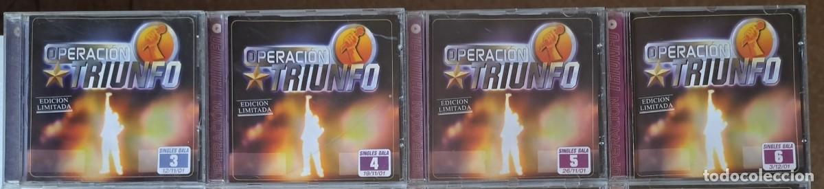 CDs de m&uacute;sica: Operaci&oacute;n Triunfo. Edici&oacute;n limitada. Rosa, Bisbal, Chenoa, Manu, Nuria, Gisela, Bustamante, Naim,...
