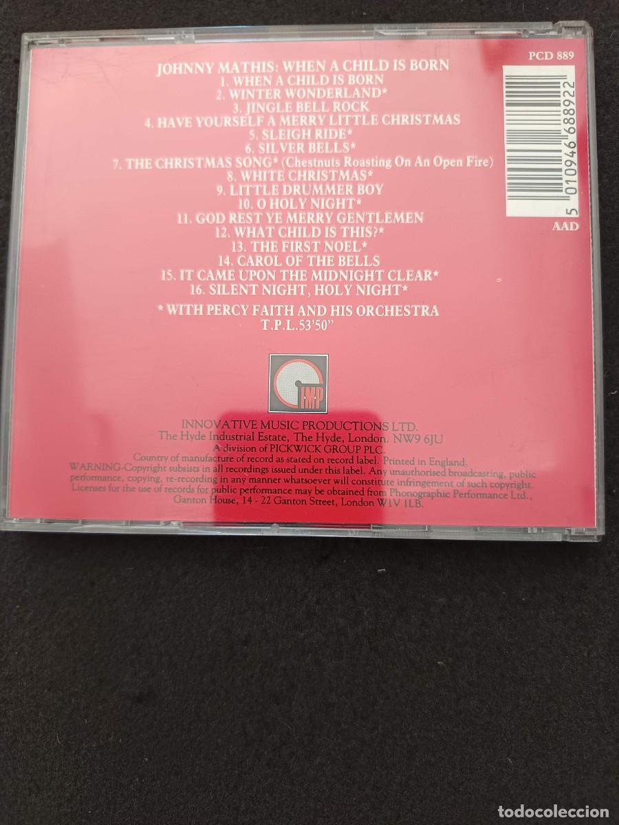 CDs de m&uacute;sica: JOHNNY MATHIS. WHEN A CHILD IS BORN - Foto 2