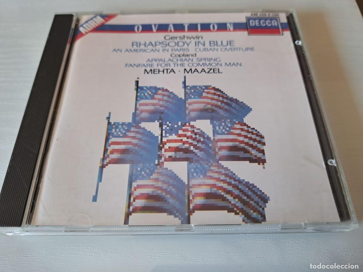 CDs de m&uacute;sica: GERSHWIN. RHAPSODY IN BLUE. METHA - MAAZEL