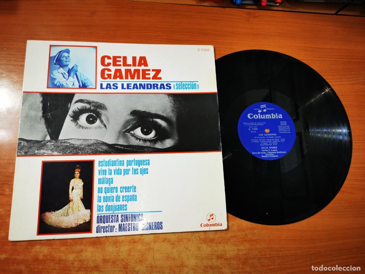 CDs de m&uacute;sica: CELIA GAMEZ BANDA SONORA Las Leandras LP VINILO DEL A&Ntilde;O 1969 MAESTRO CISNEROS CONTIENE 10 TEMAS