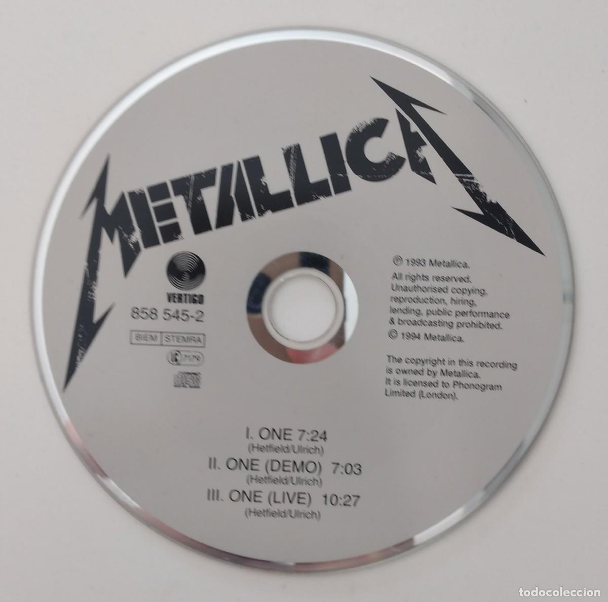 CDs de m&uacute;sica: CD: Metallica - One (3 Tracks)