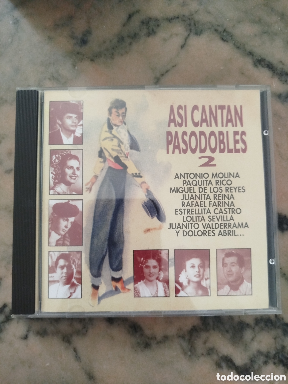 CDs de m&uacute;sica: ASI CANTAN PASODOBLES 2 (ANTONIO MOLINA,PAQUITA RICO,ESTRELLITA CASTRO,ETC...)
