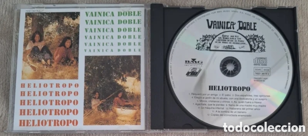 CDs de m&uacute;sica: Vainica Doble - Heliotropo CD - Foto 3