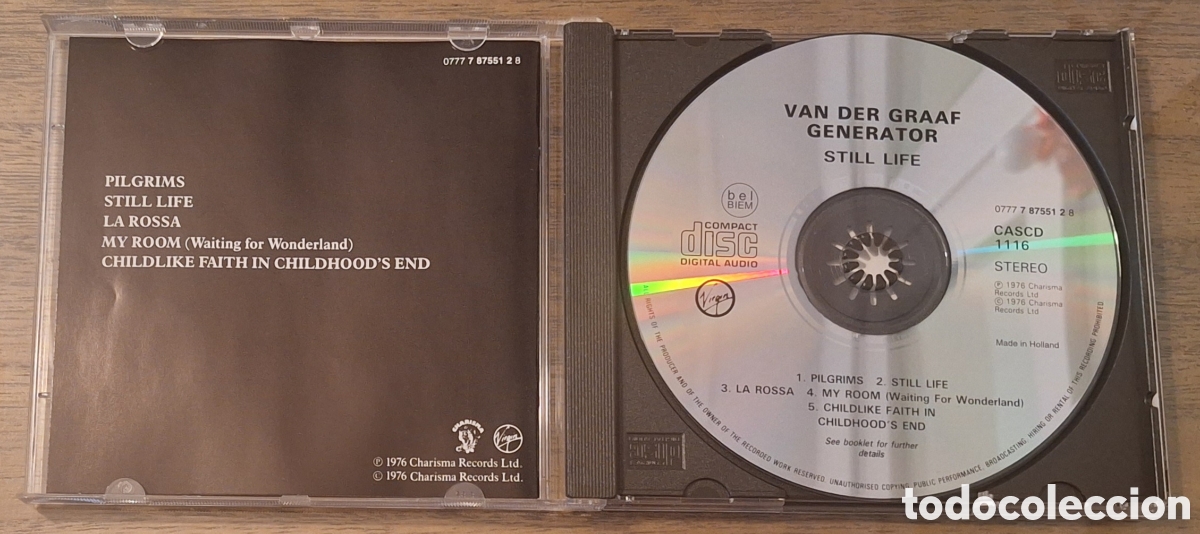 CDs de m&uacute;sica: Van Der Graaf Generator - Still Life CD - Foto 3