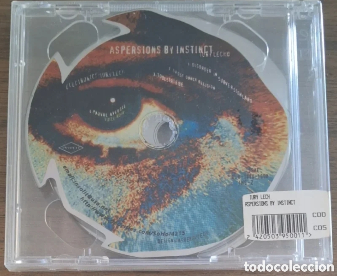 CDs de m&uacute;sica: Iury Lech - Aspersions By Instinct 2CD