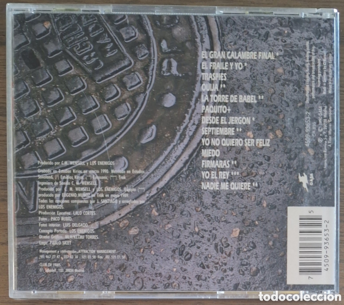 CDs de m&uacute;sica: Los Enemigos - La Vida Mata CD - Foto 2