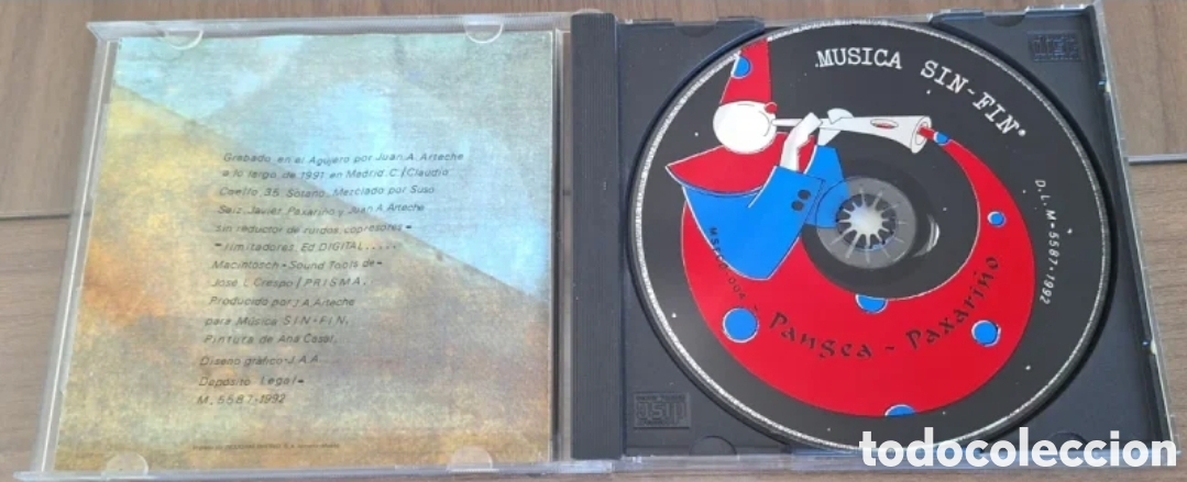 CDs de m&uacute;sica: Javier Paxari&ntilde;o - Pangea CD - Foto 3