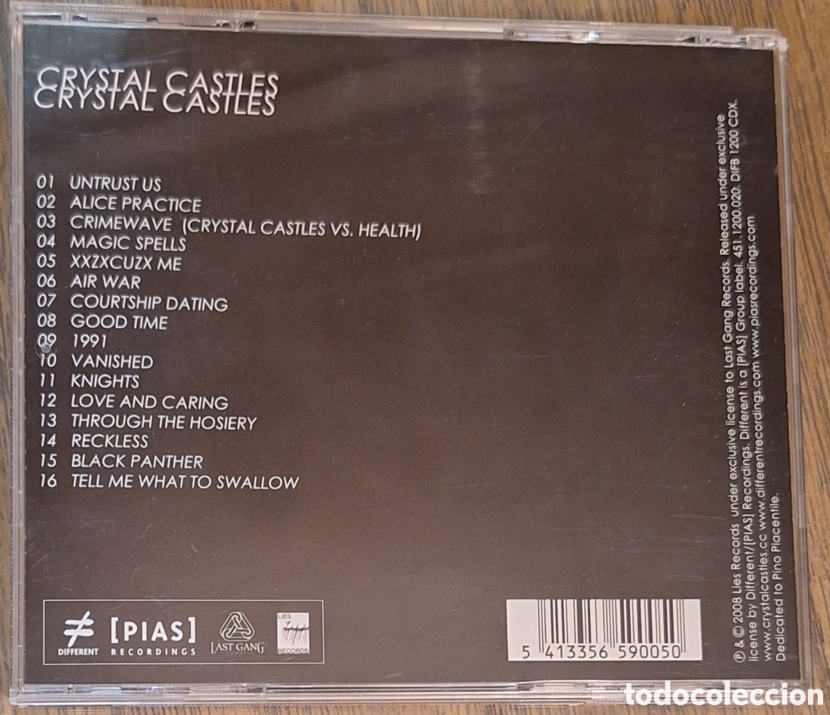 CDs de m&uacute;sica: Crystal Castles Debut CD - Foto 2