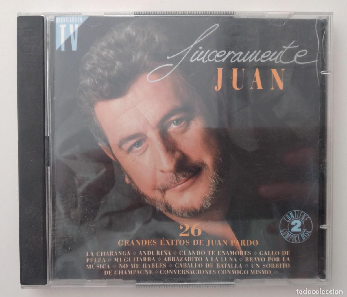 CDs de m&uacute;sica: CD: Juan Pardo - Sinceramente Juan