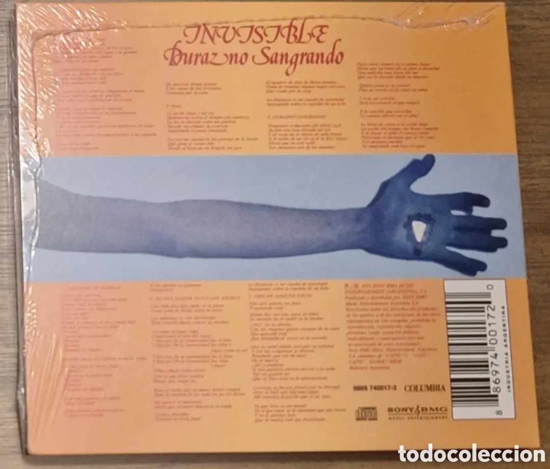 CDs de m&uacute;sica: CD Invisible - Durazno Sangrando - Foto 2
