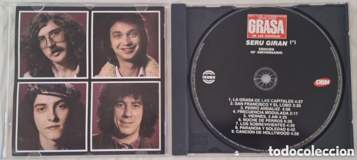 CDs de m&uacute;sica: Ser&uacute; Gir&aacute;n - La Grasa De Las Capitales CD - Foto 3