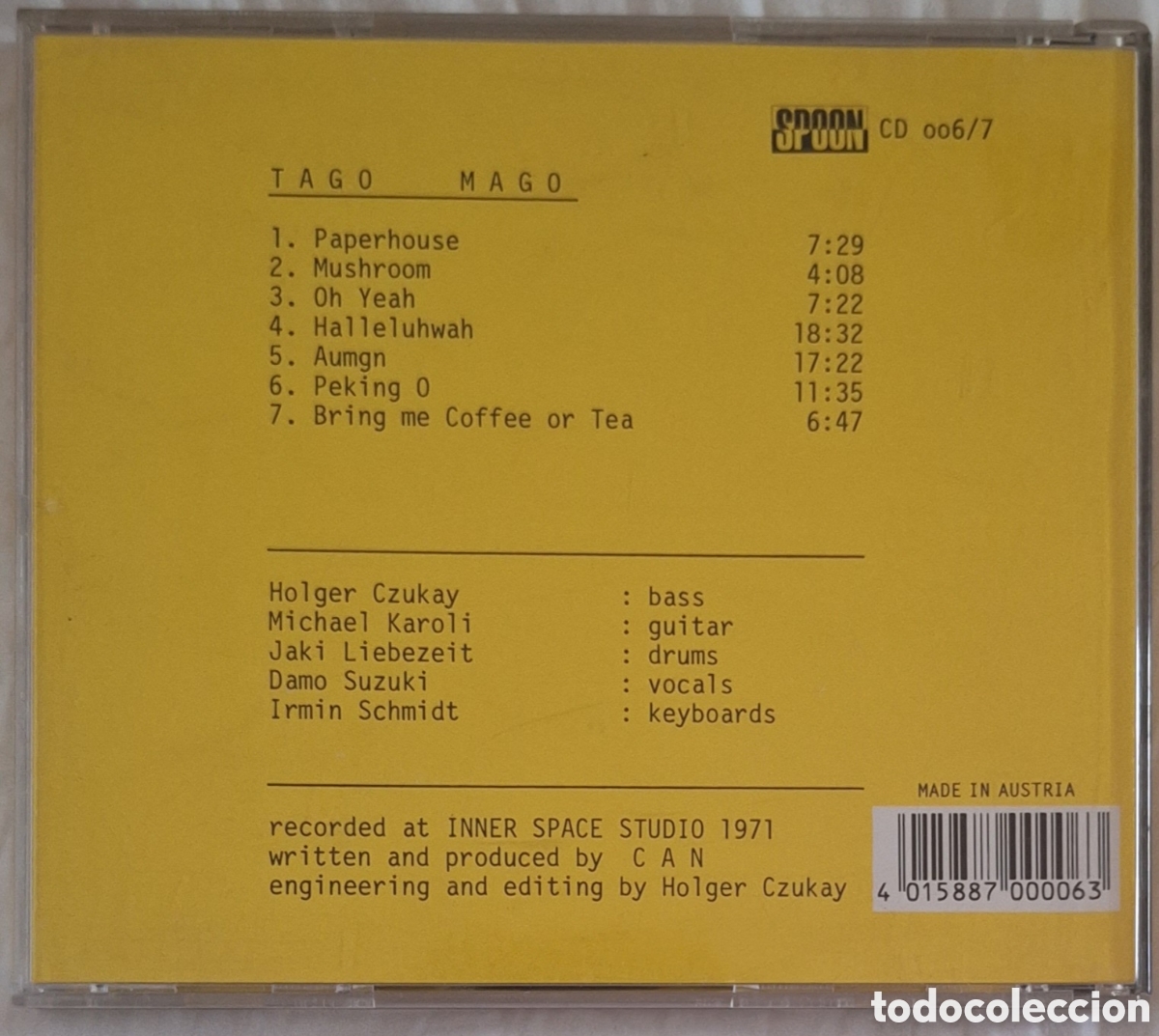 CDs de m&uacute;sica: CAN - Tago Mago CD Kraut - Foto 2