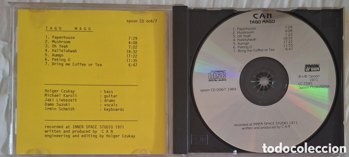 CDs de m&uacute;sica: CAN - Tago Mago CD Kraut - Foto 3