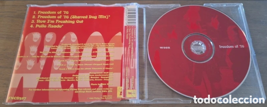 CDs de m&uacute;sica: CD Single Ween - Freedom 76 - Foto 2