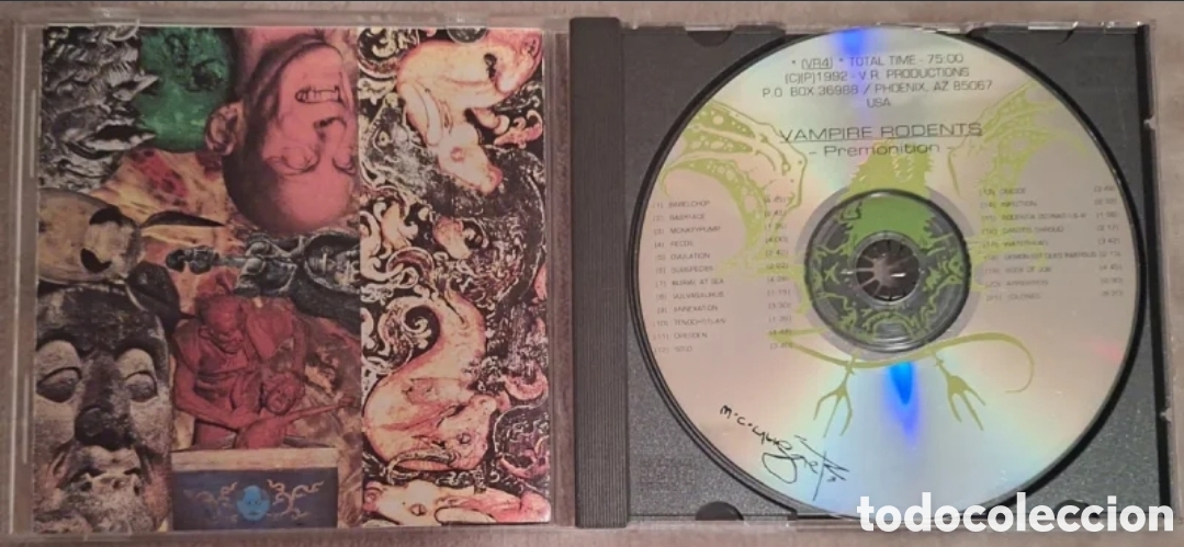 CDs de m&uacute;sica: Vampire Rodents - Premonition CD - Foto 2
