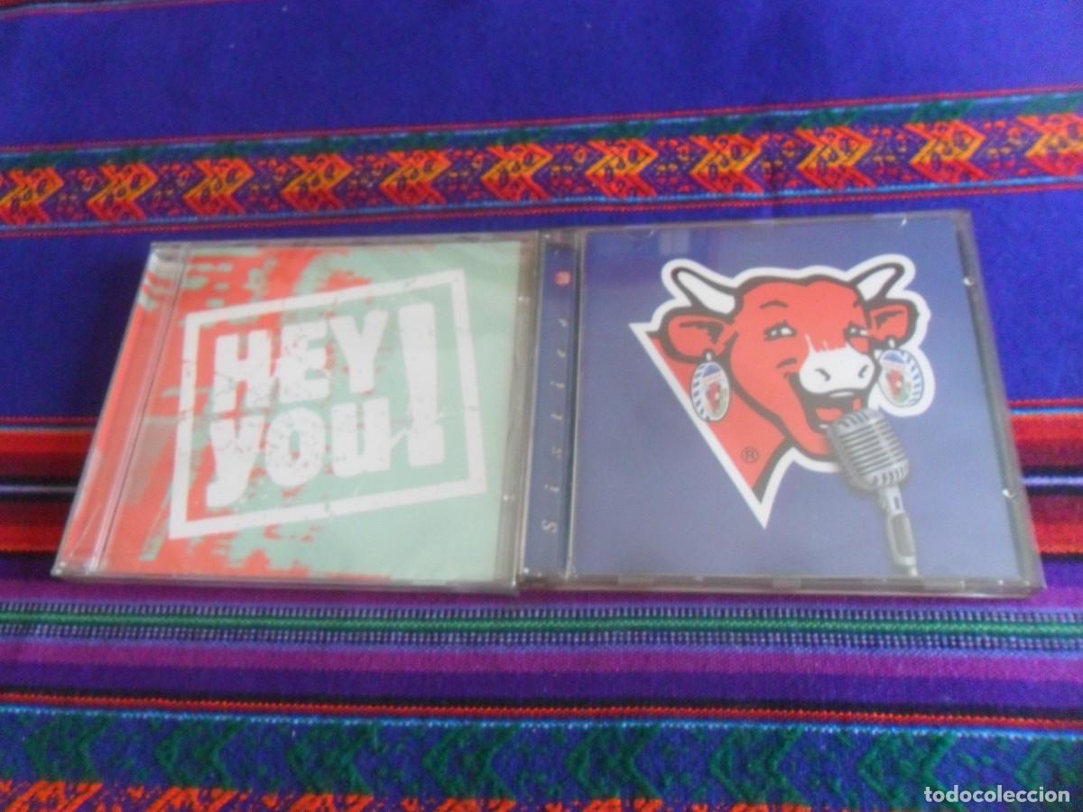 CDs de m&uacute;sica: LA VACA QUE R&Iacute;E SIXTIES BEL PRESTIGE RECORD 1996 Y HEY YOU! DUY PRECINTADO. CD TROQUELADO. RAROS.