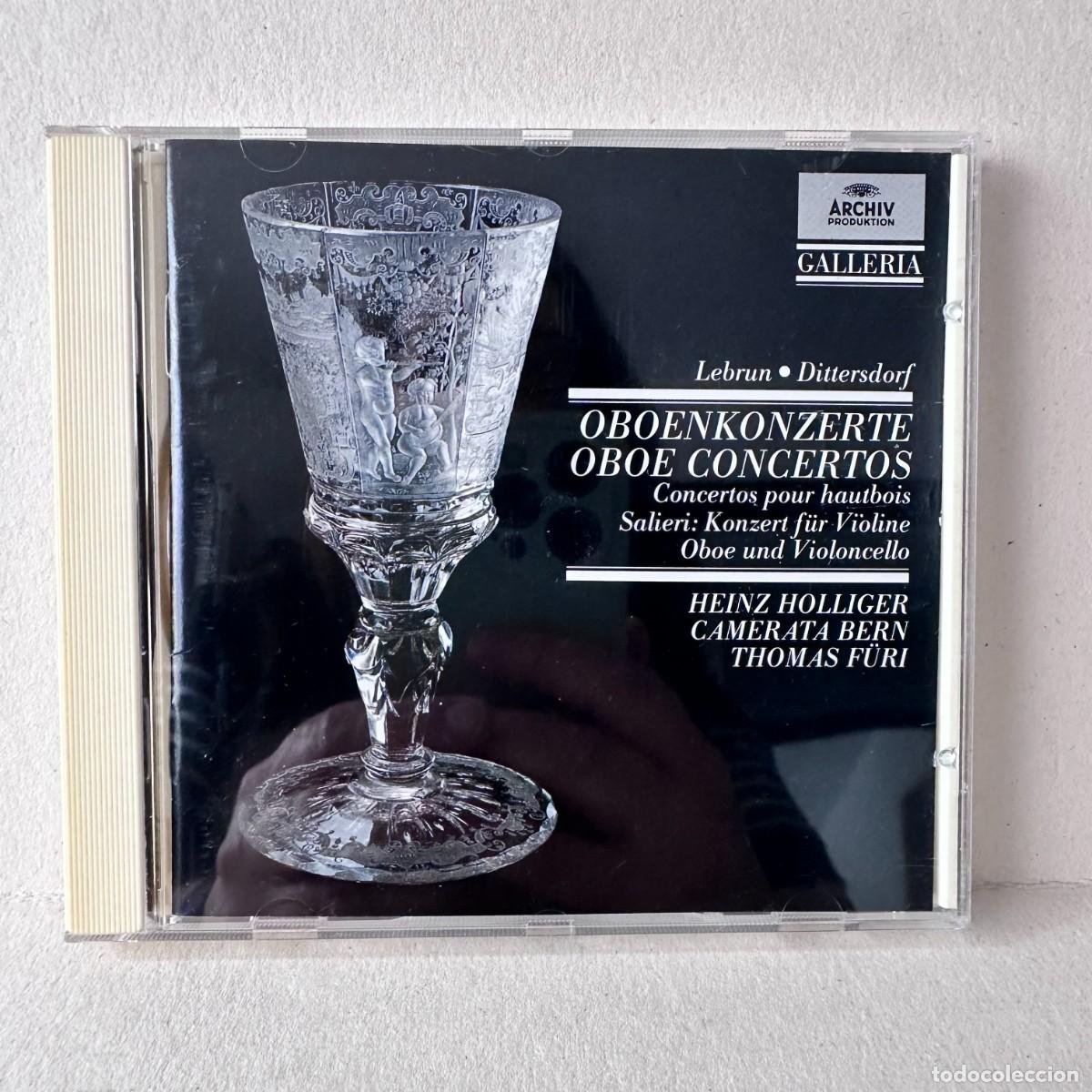 CDs de m&uacute;sica: Lebrun, Dittersdorf, Salieri - Heinz Holliger - Oboe Concertos (CD)