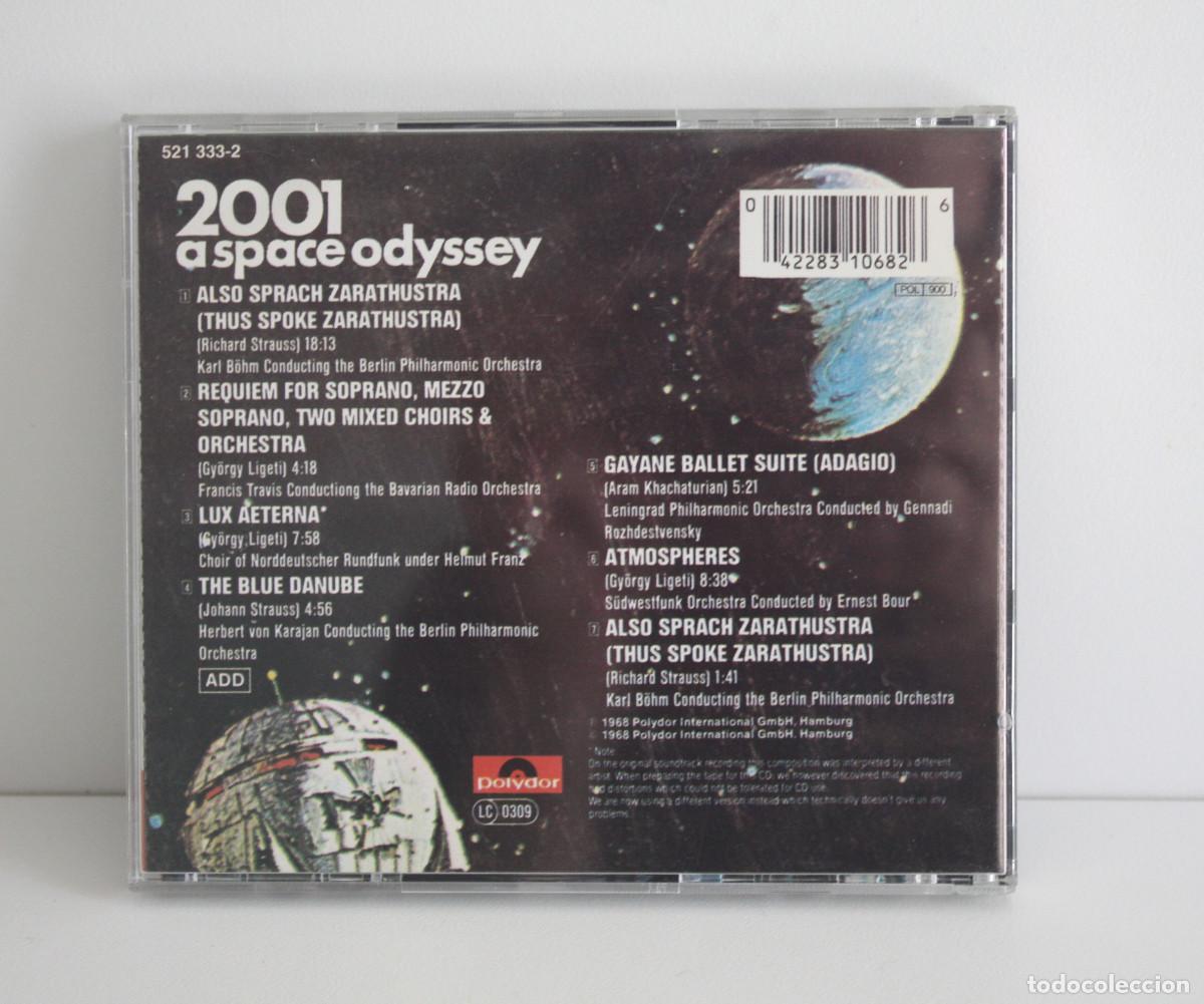CDs de m&uacute;sica: CD BSO &rdquo;2001 Una Odisea del Espacio&rdquo;. - Foto 2