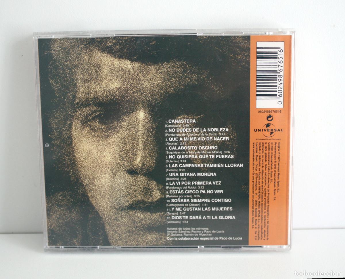 CDs de m&uacute;sica: CD Camar&oacute;n y Paco de Luc&iacute;a - Canastera. Excelente - Foto 2