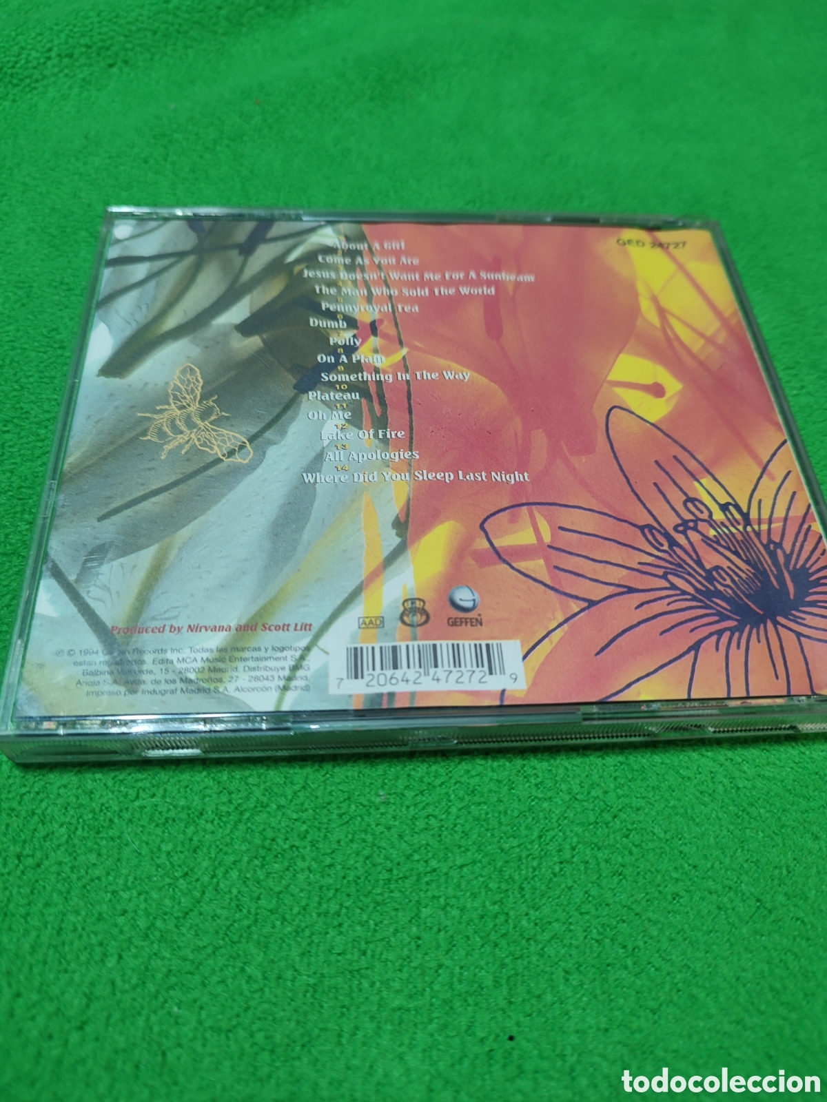 CDs de m&uacute;sica: Nirvana - Unplugged In New York - Foto 3