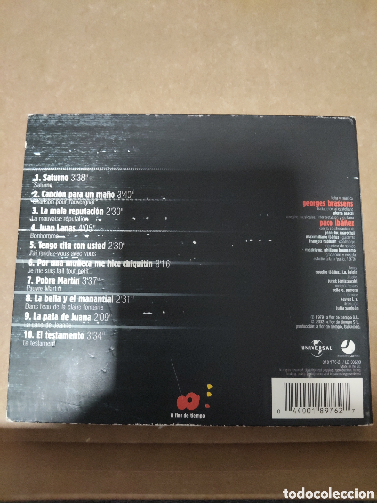 CDs de m&uacute;sica: Paco Ib&aacute;&ntilde;ez canta a Brassens - Foto 2