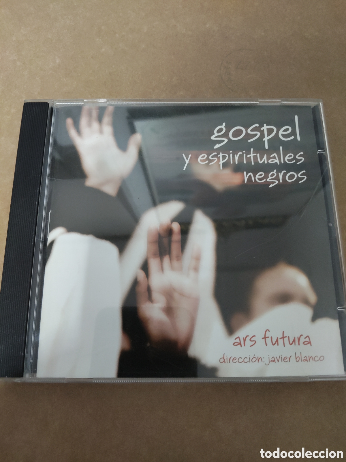 CDs de m&uacute;sica: Gospel y espirituales negros&rdquo; interpretado por el grupo coral Ars Futura