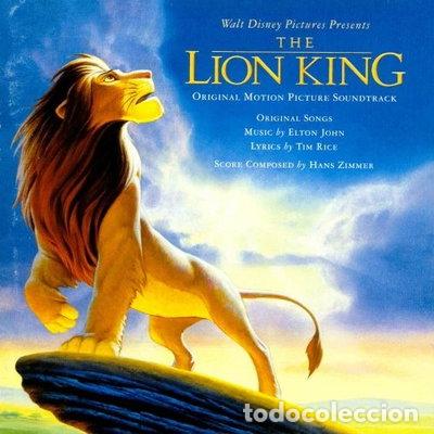 CDs de m&uacute;sica: The Lion King: Original Motion Picture Soundtrack- 8422397900169
