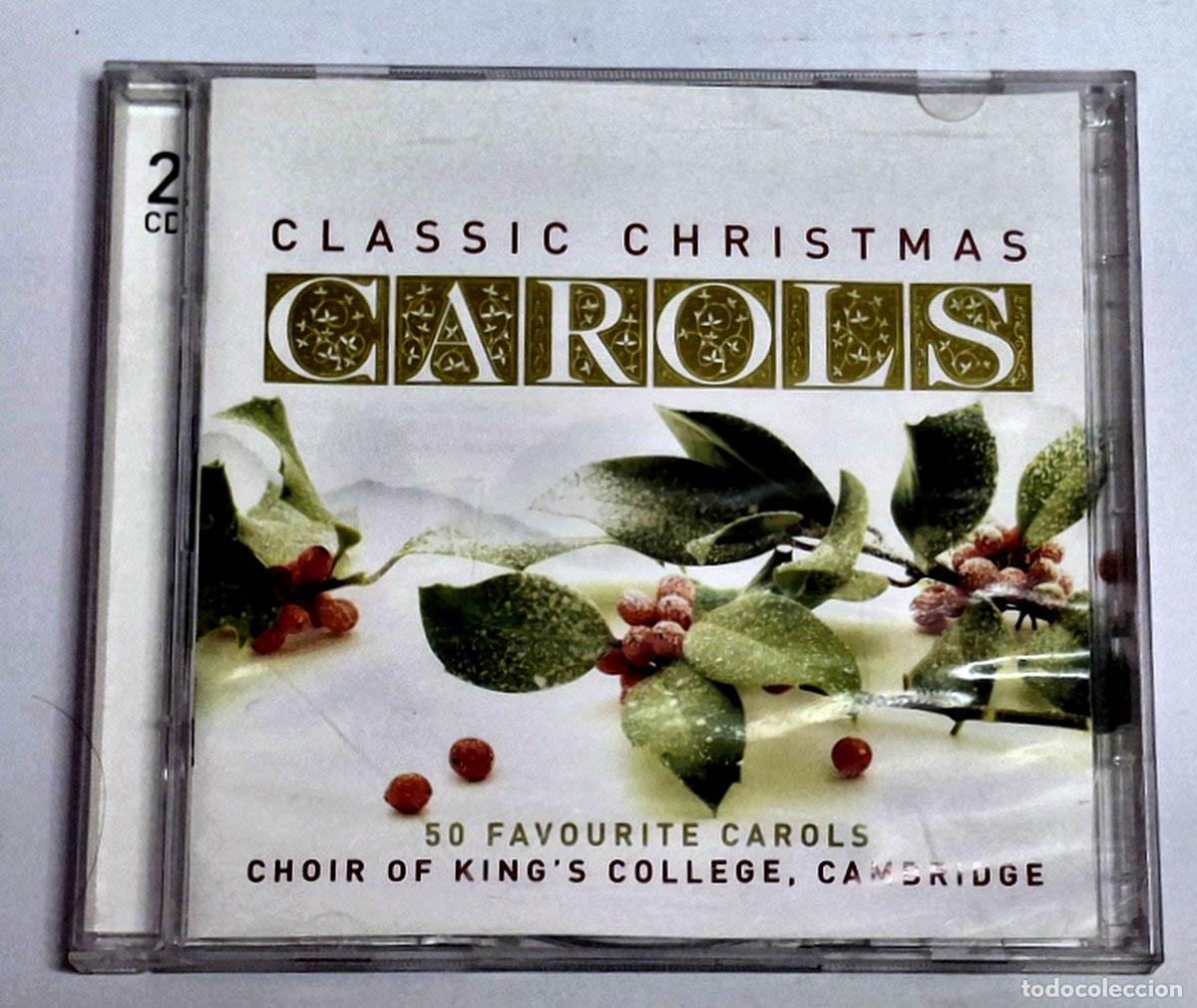 Music CDs: Classic Christmas Carols - Choir of King's College, Cambridge - 2 DISCOS