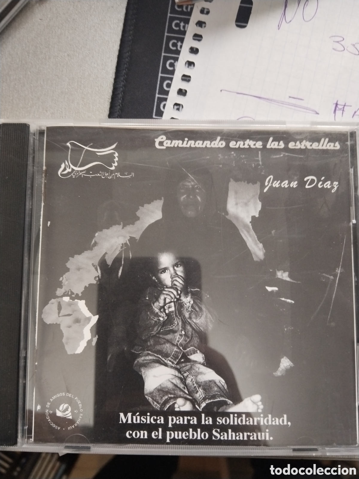 CDs de m&uacute;sica: Juan D&iacute;az caminando entre las estrellas m&uacute;sica para la solidaridad con el pueblo saharaui