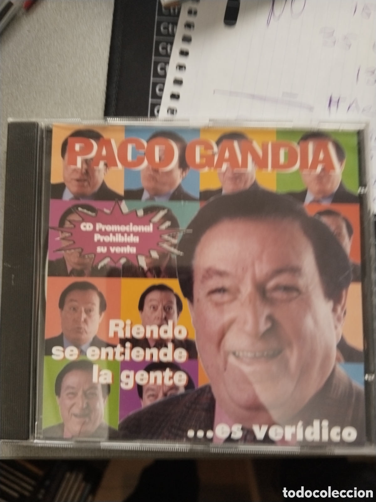 CDs de m&uacute;sica: Paco Gand&iacute;a ri&eacute;ndose entiende la gente