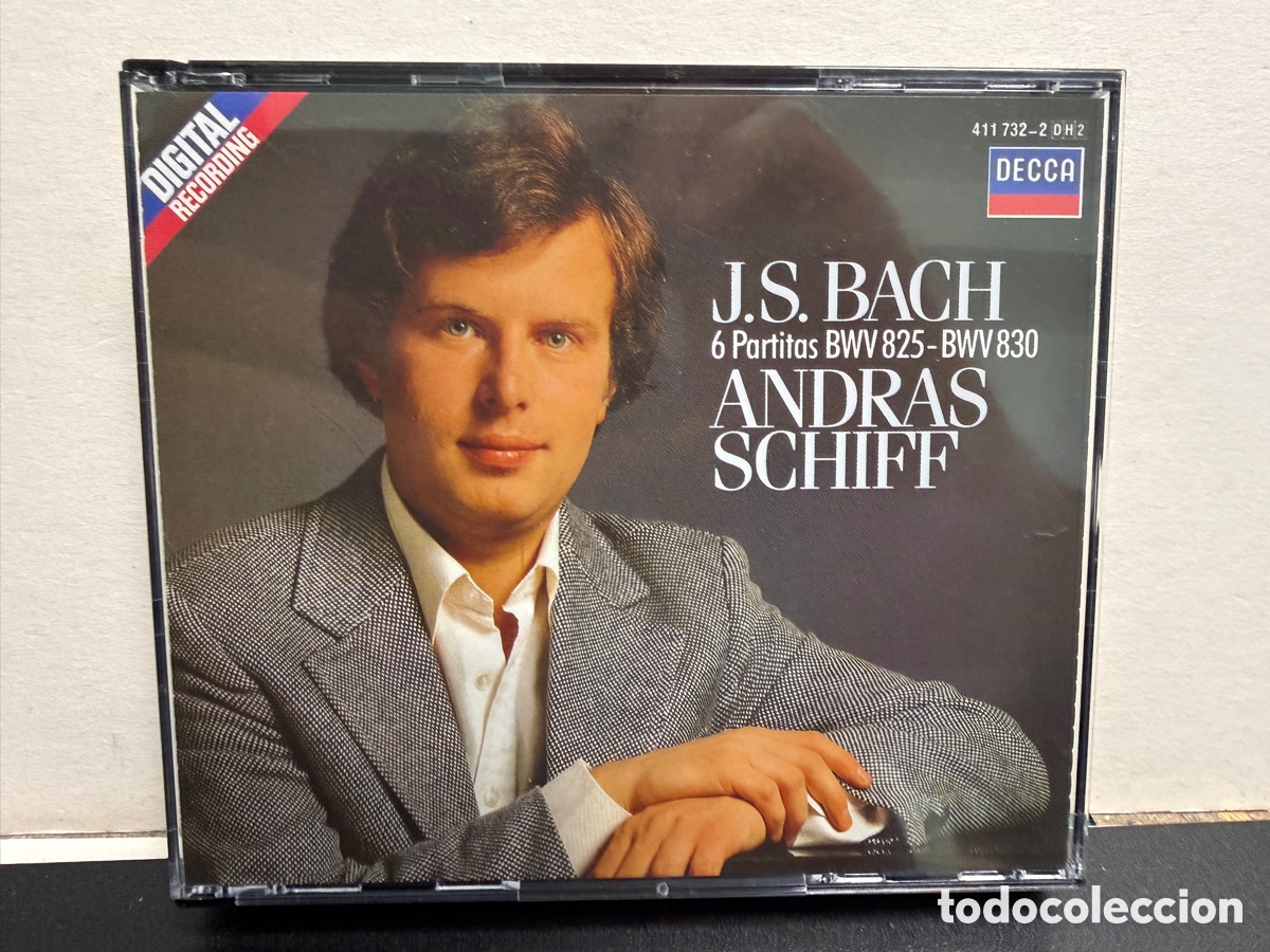 CDs de m&uacute;sica: Bach - Andr&aacute;s Schiff - 6 Partitas BWV 825&ndash;BWV 830 (2xCD)