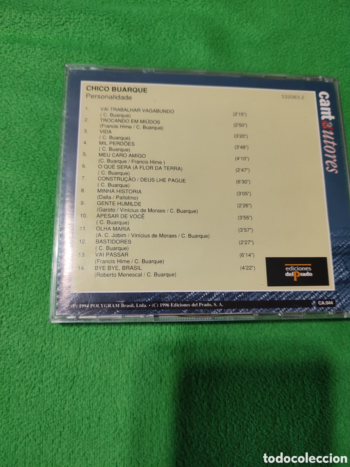 CDs de m&uacute;sica: Chico Buarque - Personalidades 1996 - Foto 3