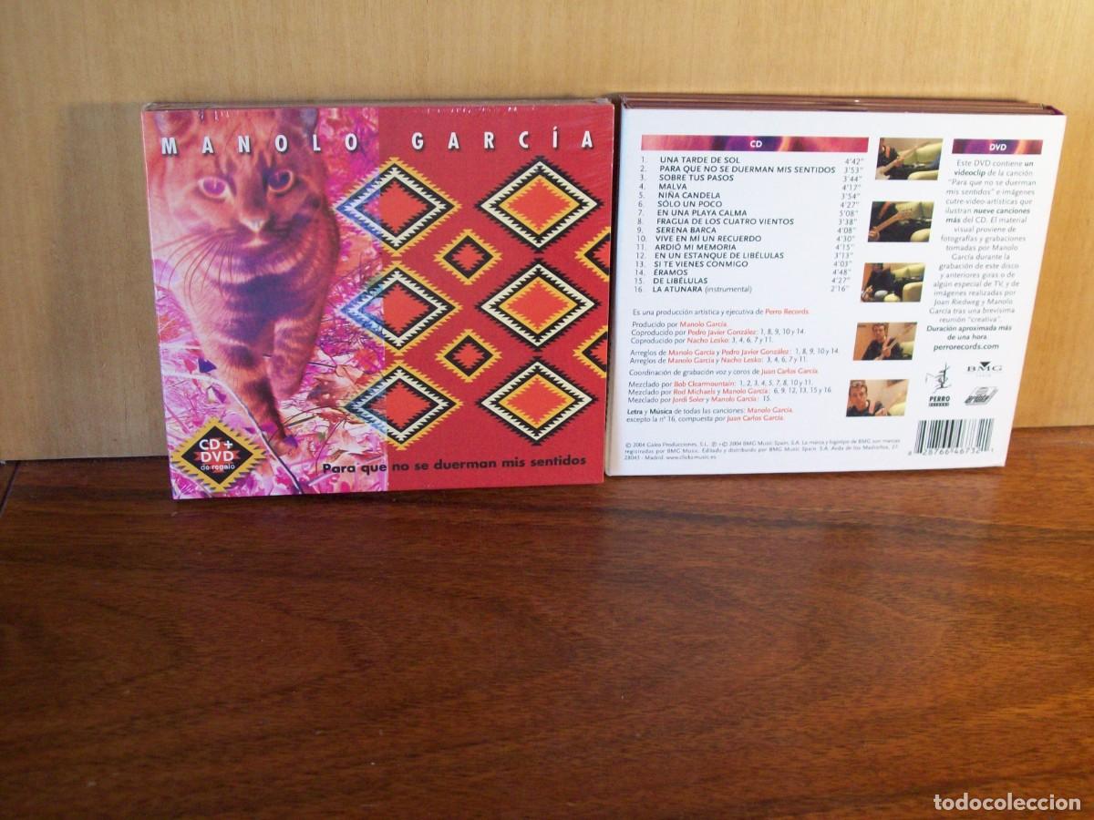 CDs de m&uacute;sica: MANOLO GARCIA - PARA QUE NO SE DUERMAN MIS SENTIDOS - CD + DVD NUEVO PRECINTADO